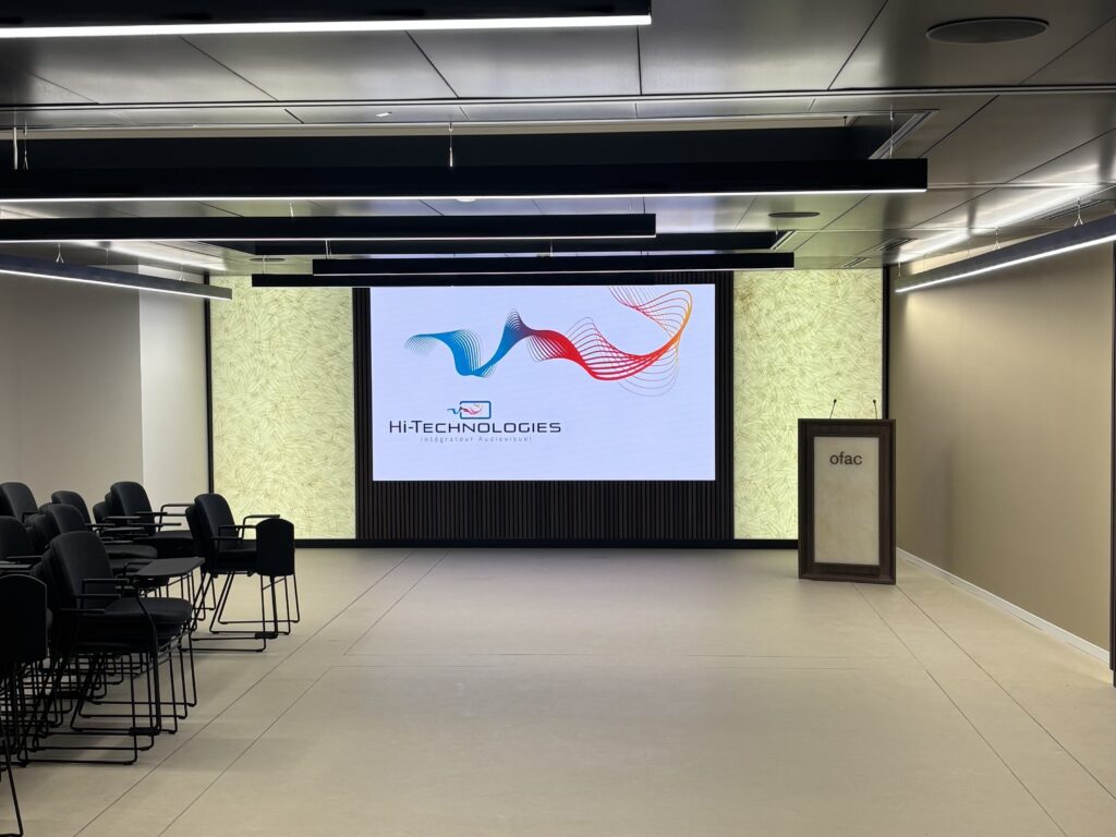 Ofac LED wall Hi Technologies AV integration