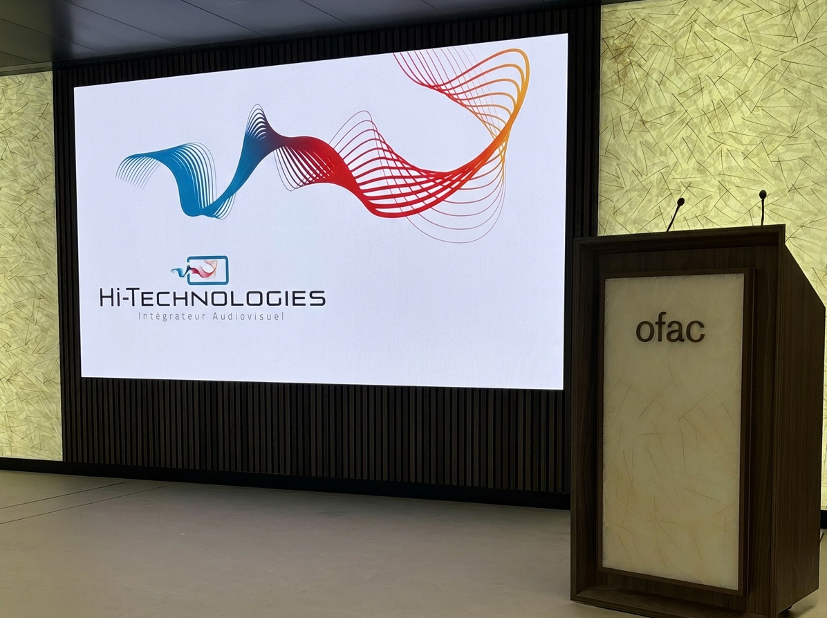 Ofac LED wall pitch 1.2 Hi Technologies Geneva